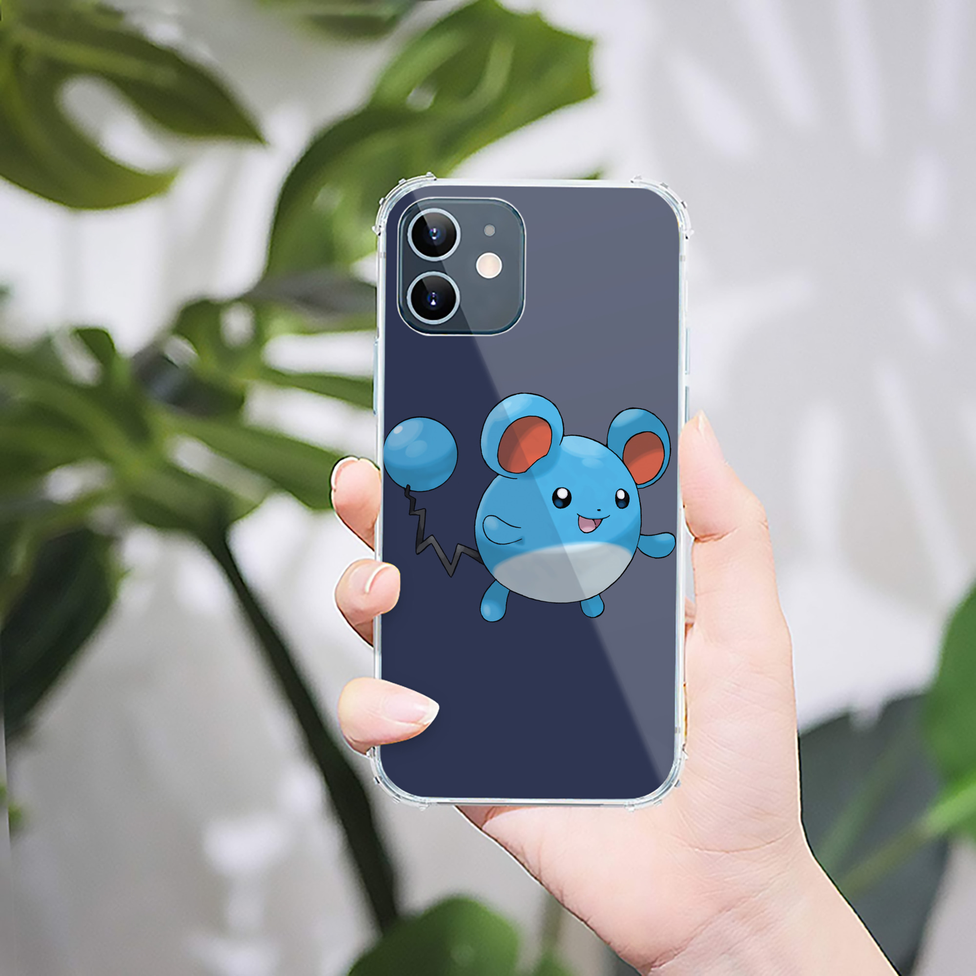 （画像用） ポケットモンスター Pokémon 【iPhone 12シリーズ対応】透明スマホケース（クリアソフトケース）